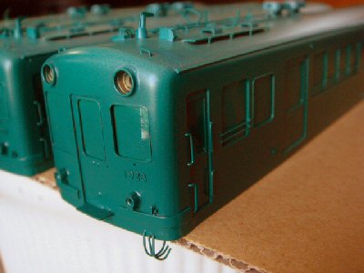 京阪 鉄道模型 1900系製作記 3扉非冷房塗装編